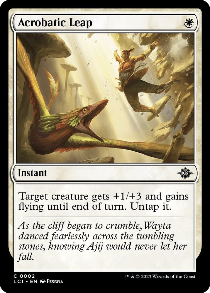 Acrobatic Leap [The Lost Caverns of Ixalan]