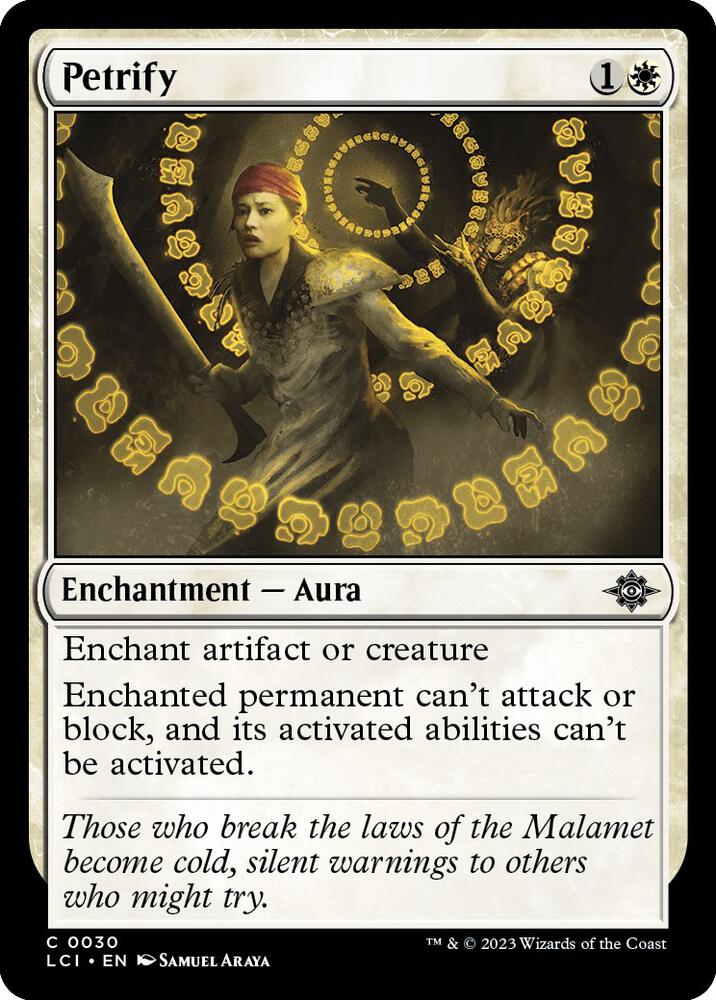 Petrify [The Lost Caverns of Ixalan]