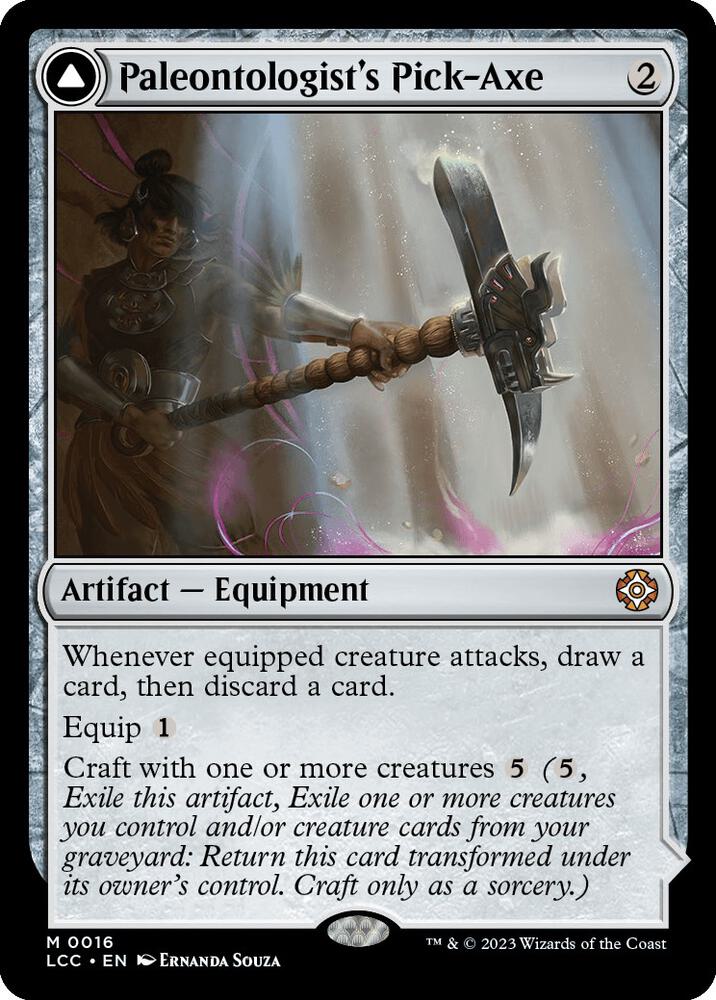 Paleontologist's Pick-Axe [The Lost Caverns of Ixalan Commander]