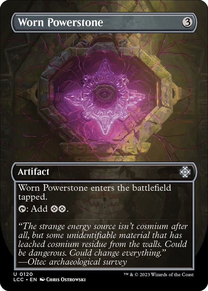Worn Powerstone (Borderless) [The Lost Caverns of Ixalan Commander]