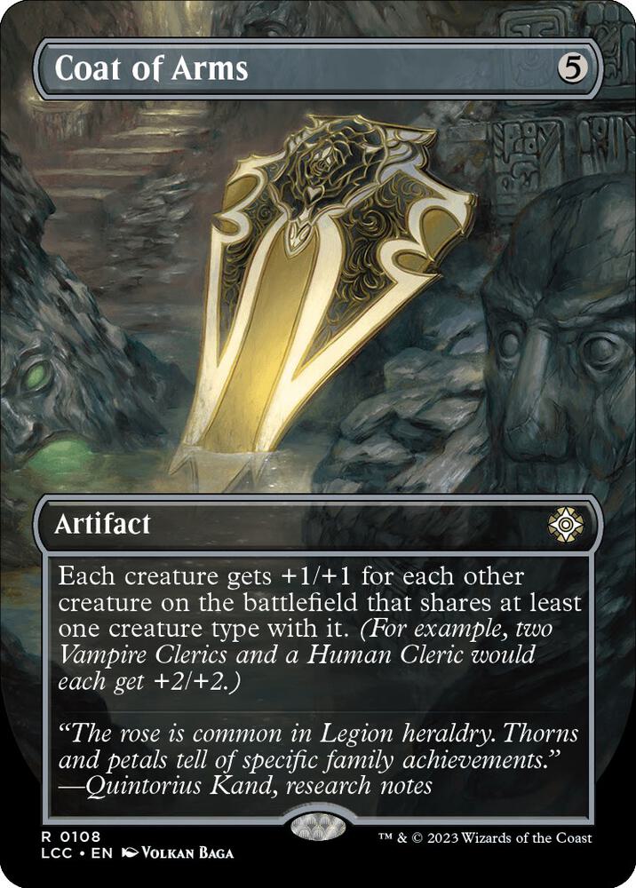 Coat of Arms (Borderless) [The Lost Caverns of Ixalan Commander]