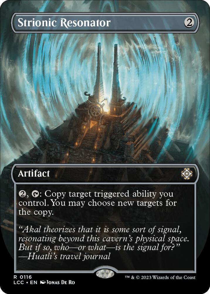 Strionic Resonator (Borderless) [The Lost Caverns of Ixalan Commander]