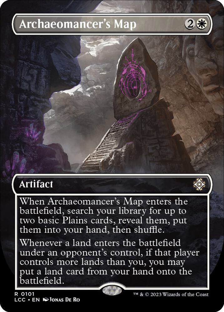 Archaeomancer's Map (Borderless) [The Lost Caverns of Ixalan Commander]