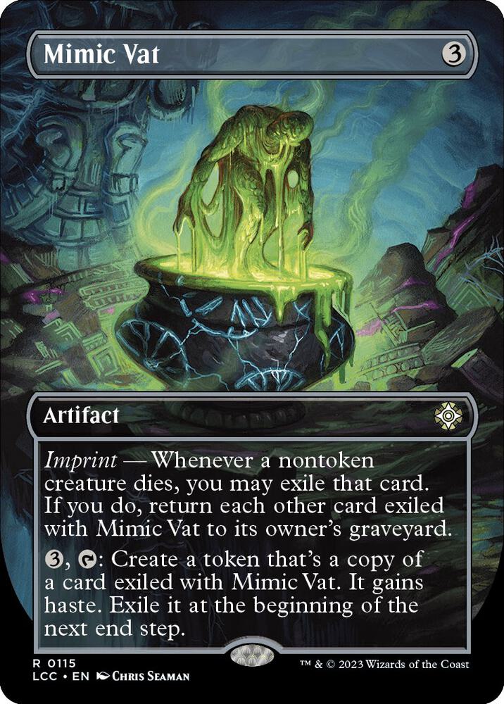 Mimic Vat (Borderless) [The Lost Caverns of Ixalan Commander]
