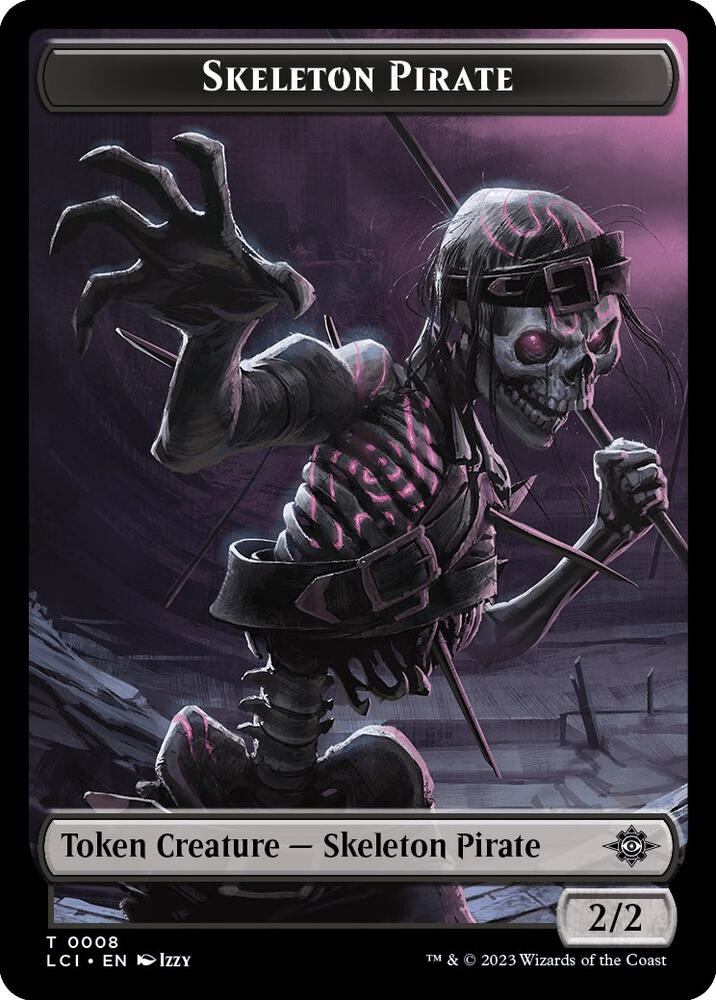 Skeleton Pirate Token [The Lost Caverns of Ixalan Tokens]