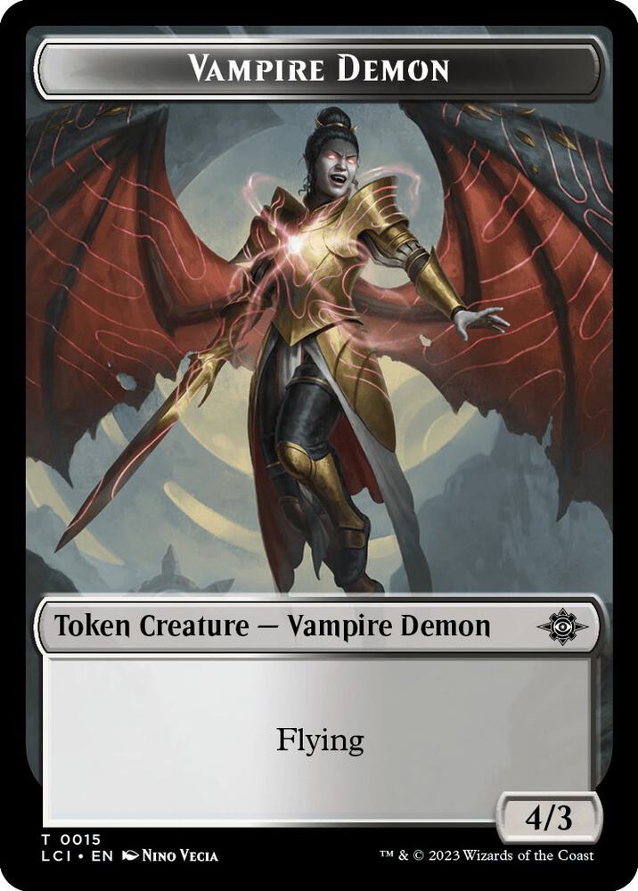 Vampire Demon Token [The Lost Caverns of Ixalan Tokens]