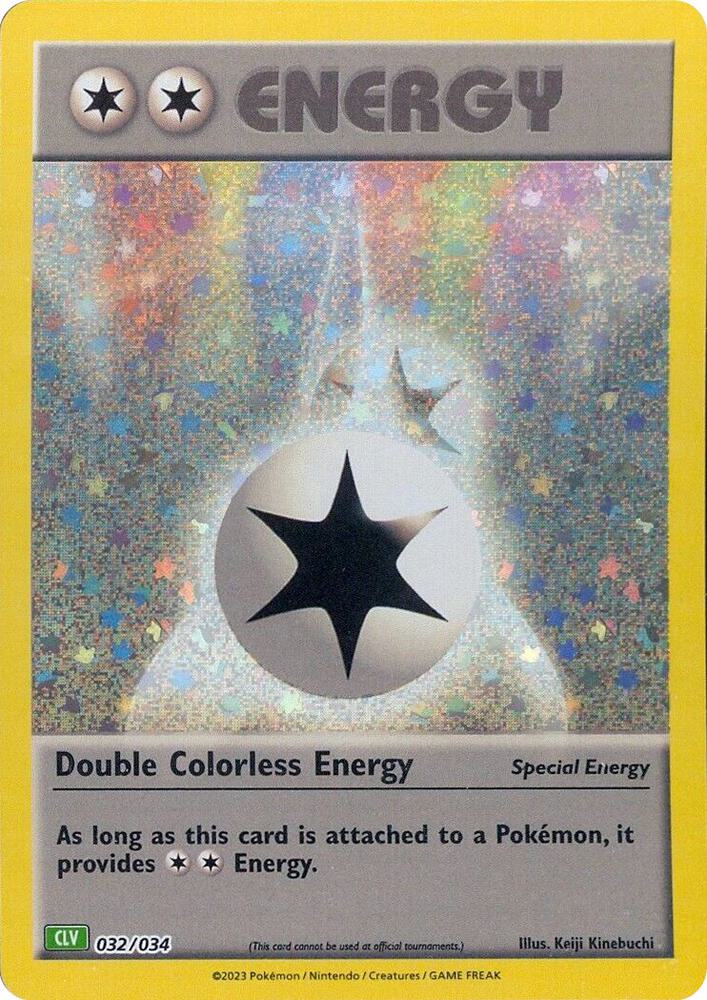 Double Colorless Energy (CLV) [Trading Card Game Classic]