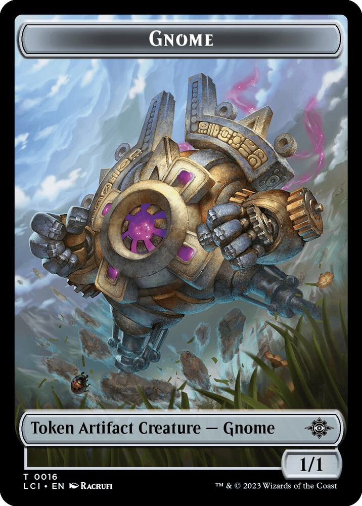 Gnome // Bat Double-Sided Token [The Lost Caverns of Ixalan Tokens]
