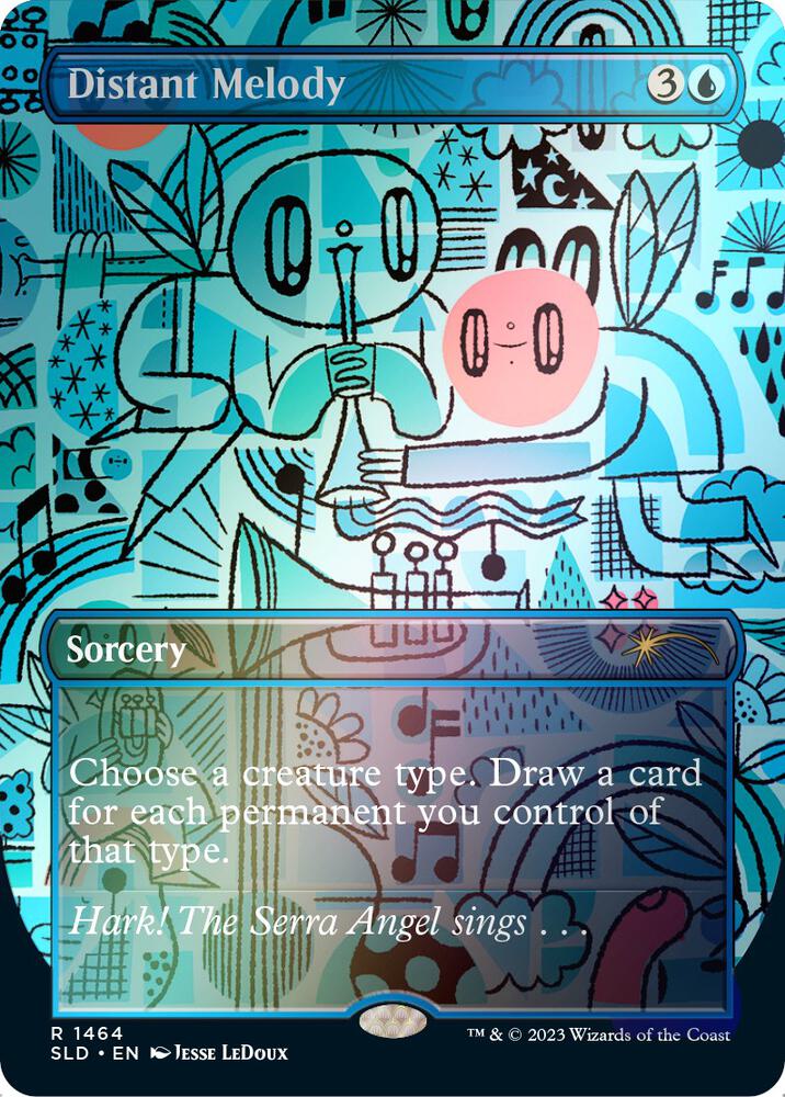 Distant Melody (Rainbow Foil) [Secret Lair Drop Series]