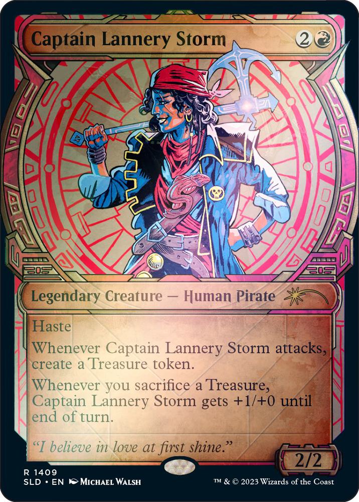 Captain Lannery Storm (Rainbow Foil) [Secret Lair Drop Series]