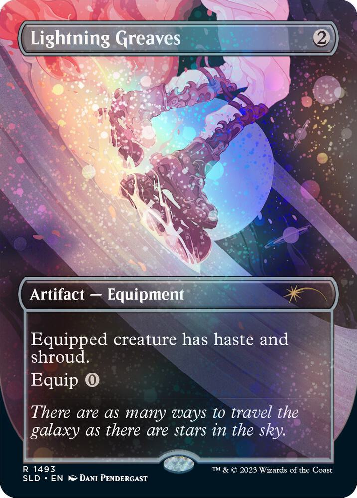 Lightning Greaves (1493) (Galaxy Foil) [Secret Lair Drop Series]