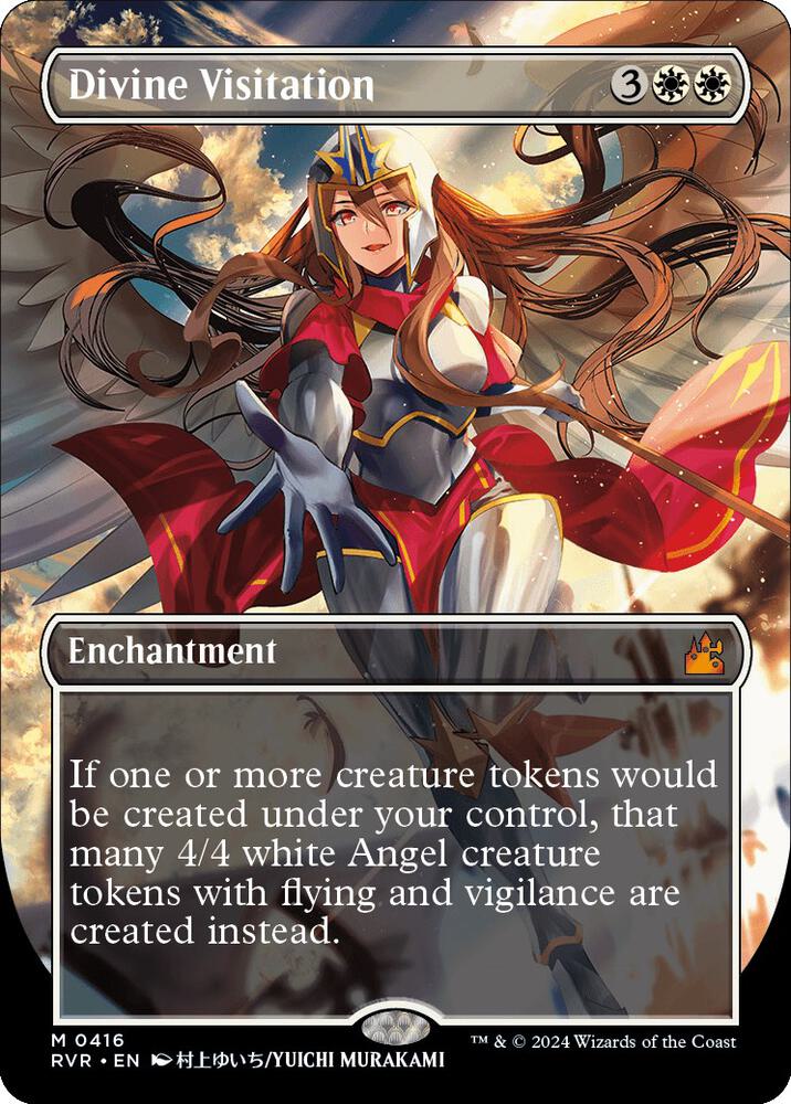 Divine Visitation (Anime Borderless) [Ravnica Remastered]