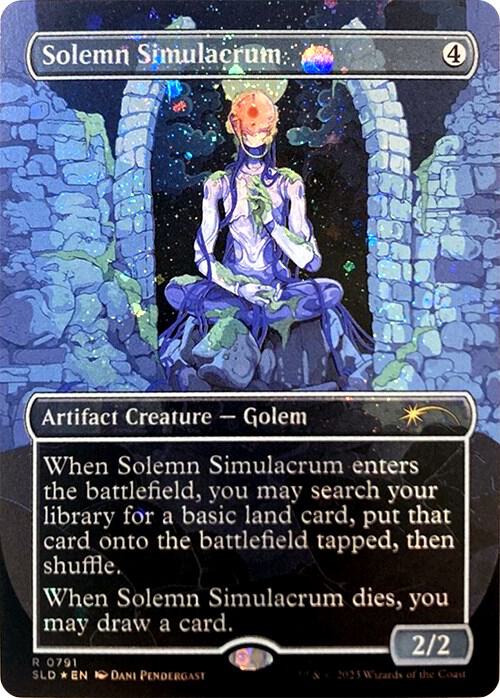 Solemn Simulacrum (0791) (Galaxy Foil) [Secret Lair Drop Series]