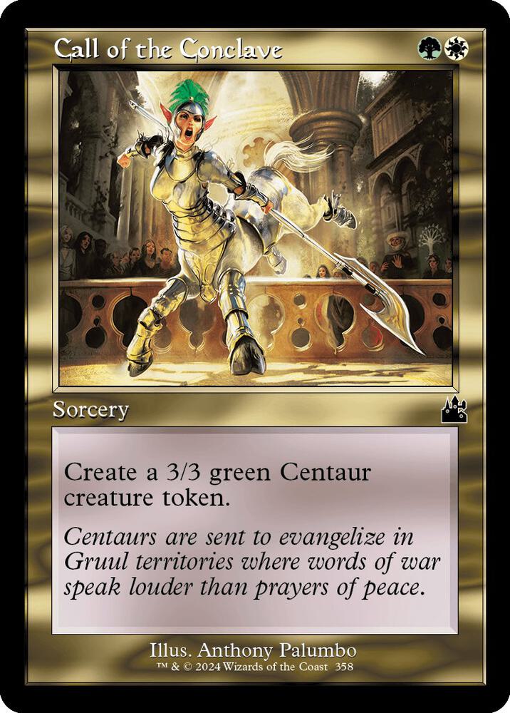 Call of the Conclave (Retro Frame) [Ravnica Remastered]