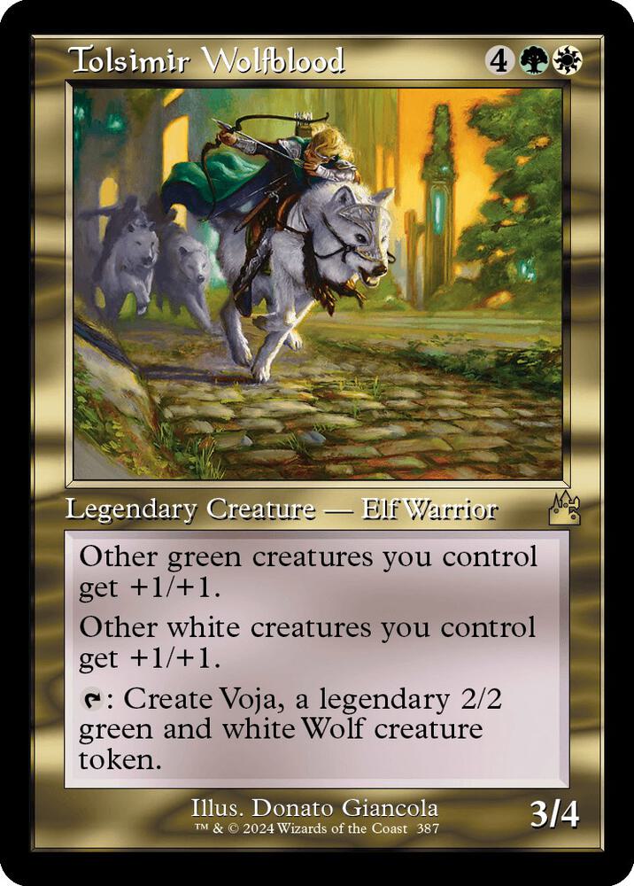 Tolsimir Wolfblood (Retro Frame) [Ravnica Remastered]