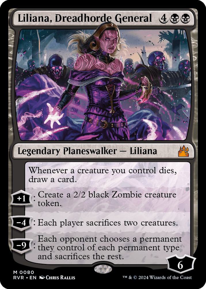 Liliana, Dreadhorde General [Ravnica Remastered]