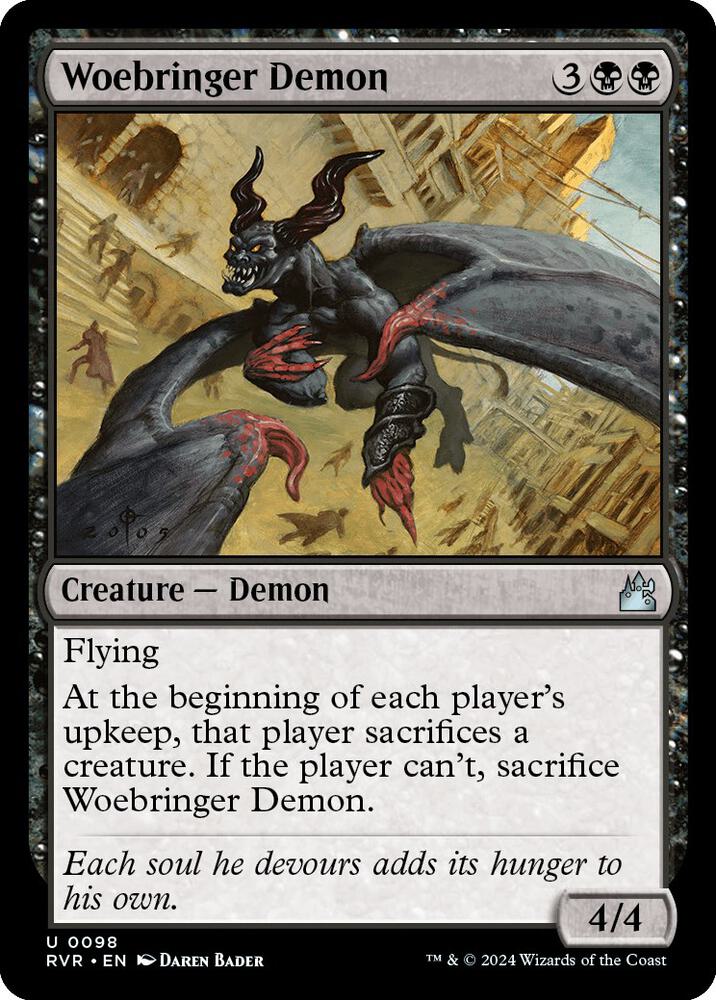 Woebringer Demon [Ravnica Remastered]