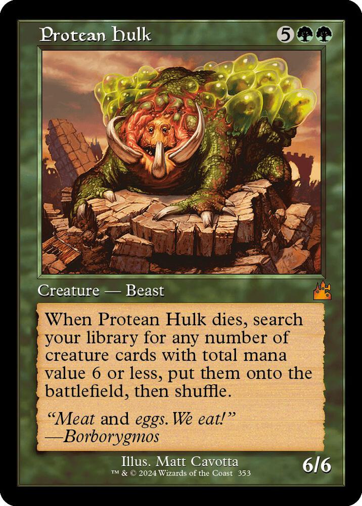 Protean Hulk (Retro Frame) [Ravnica Remastered]