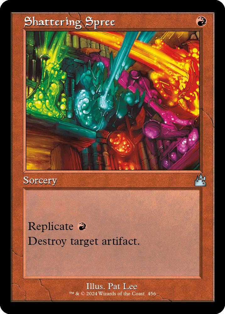 Shattering Spree (Retro Frame) [Ravnica Remastered]