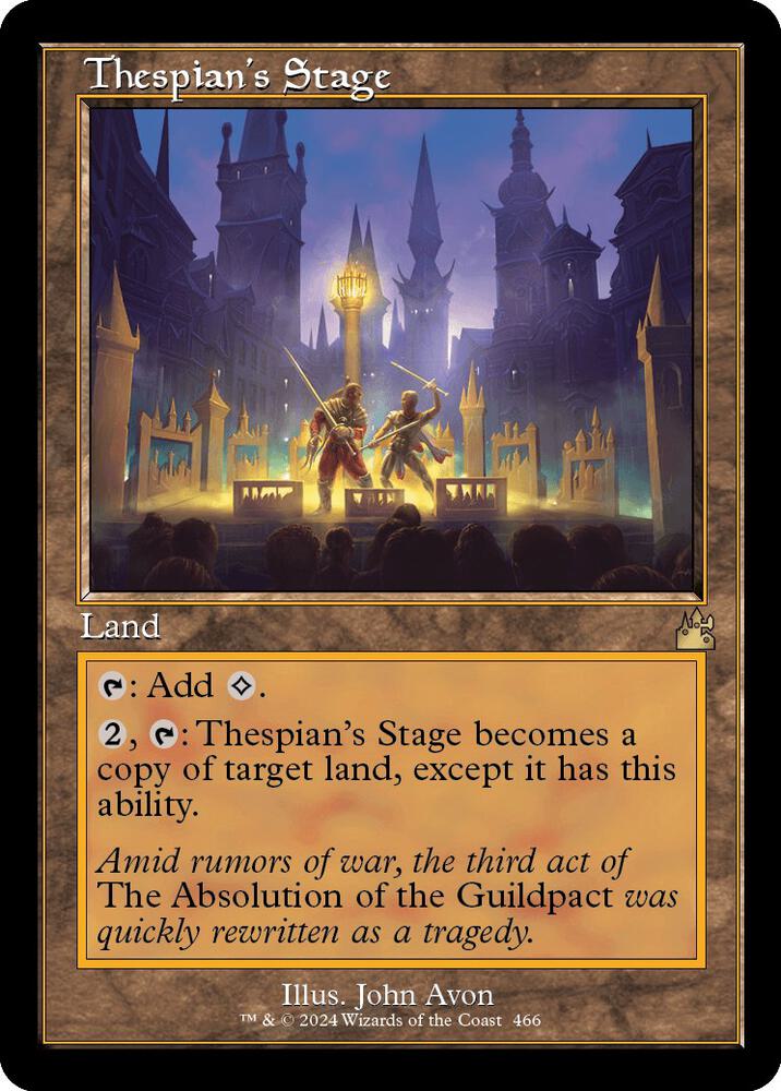 Thespian's Stage (Retro Frame) [Ravnica Remastered]