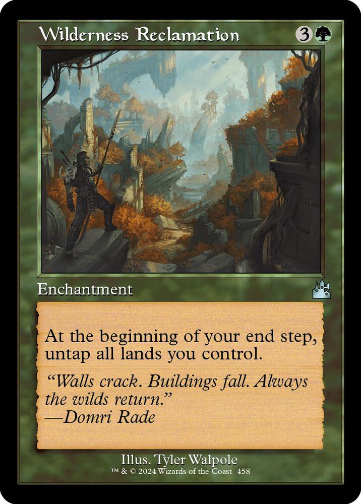 Wilderness Reclamation (Retro Frame) [Ravnica Remastered]
