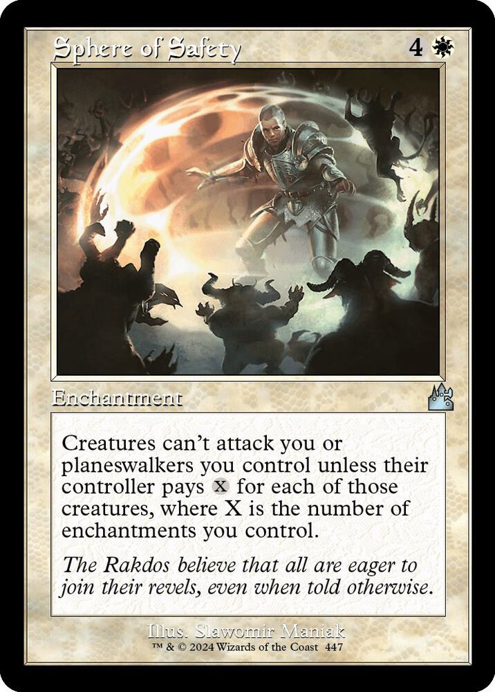 Sphere of Safety (Retro Frame) [Ravnica Remastered]