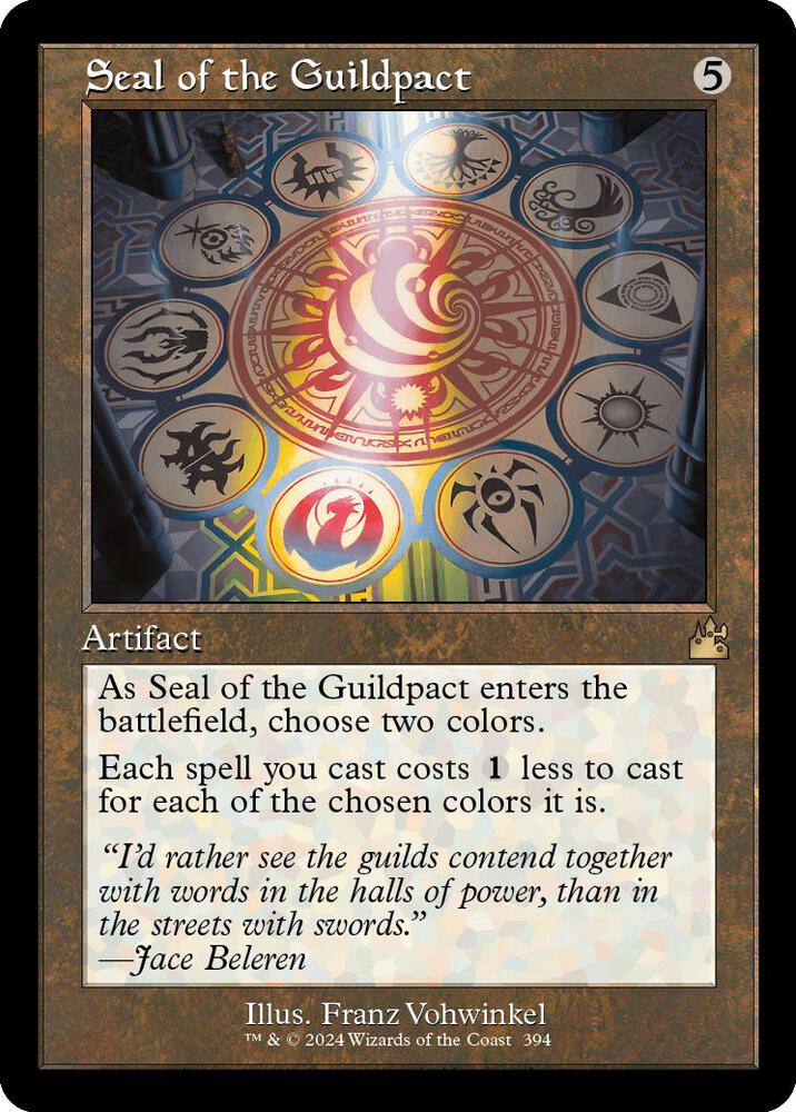 Seal of the Guildpact (Retro Frame) [Ravnica Remastered]