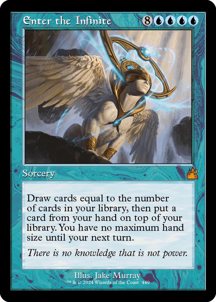 Enter the Infinite (Retro Frame) [Ravnica Remastered]