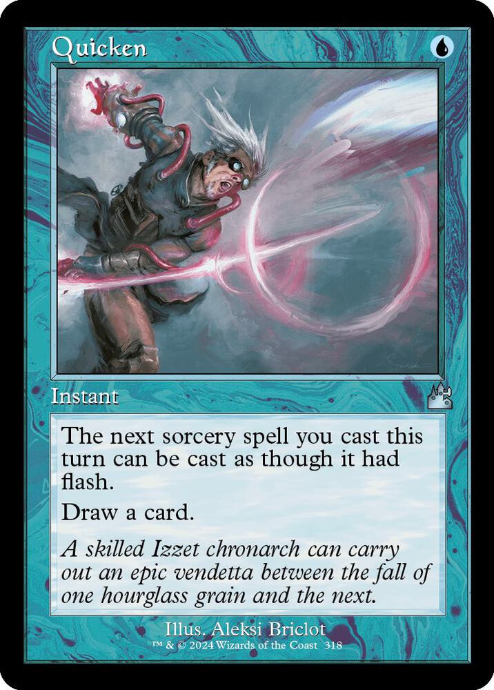 Quicken (Retro Frame) [Ravnica Remastered]