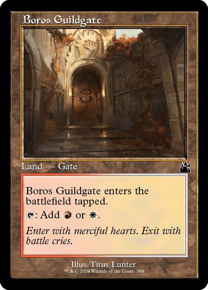 Boros Guildgate (Retro Frame) [Ravnica Remastered]