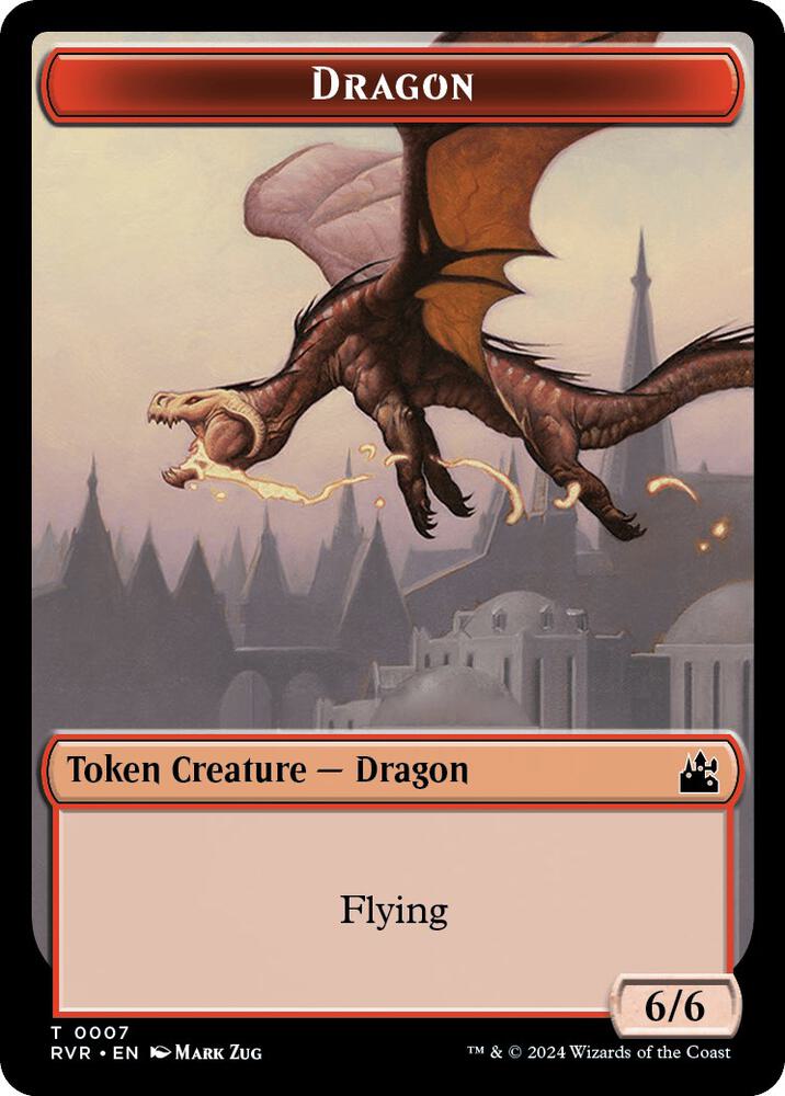 Dragon Token [Ravnica Remastered Tokens]