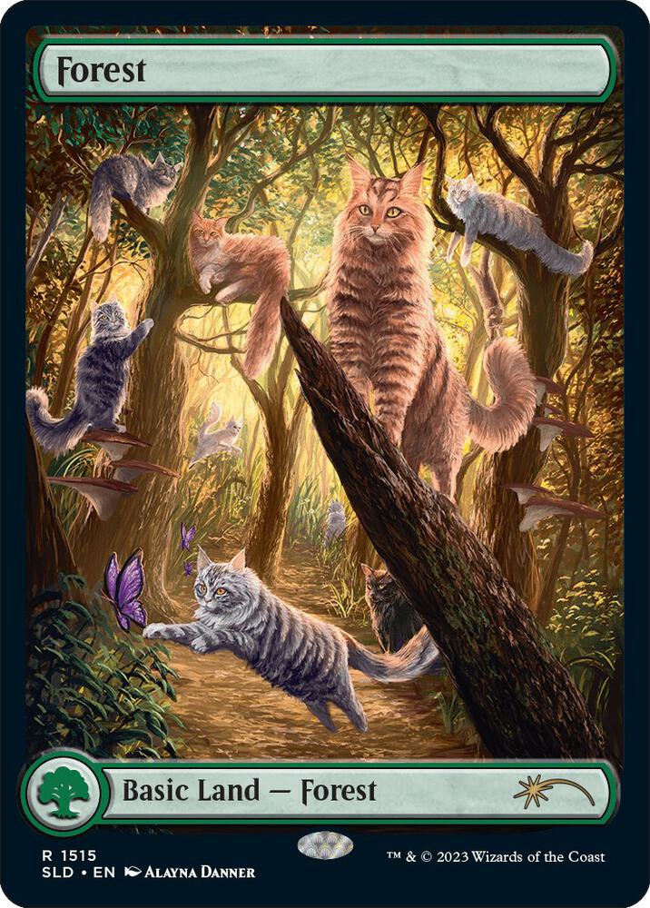 Forest (1515) [Secret Lair Commander Deck: Raining Cats and Dogs]