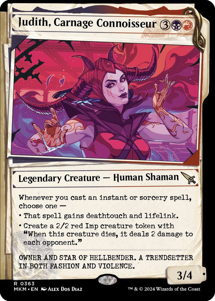 Judith, Carnage Connoisseur (Showcase) [Murders at Karlov Manor]