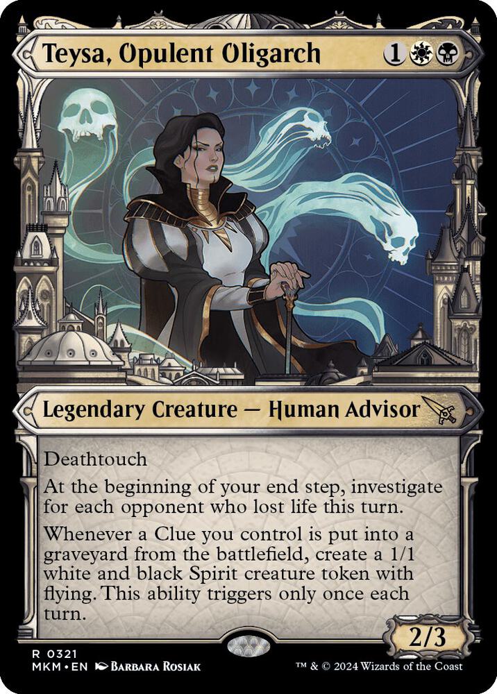 Teysa, Opulent Oligarch (Showcase) (0321) [Murders at Karlov Manor]