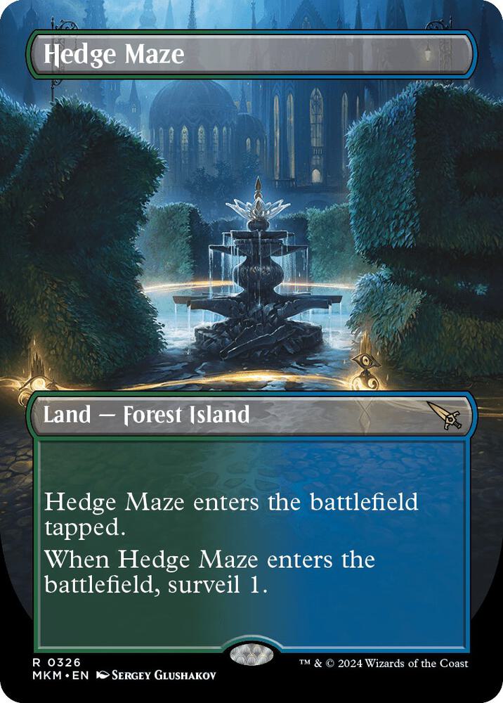 Hedge Maze (Borderless) [Murders at Karlov Manor]