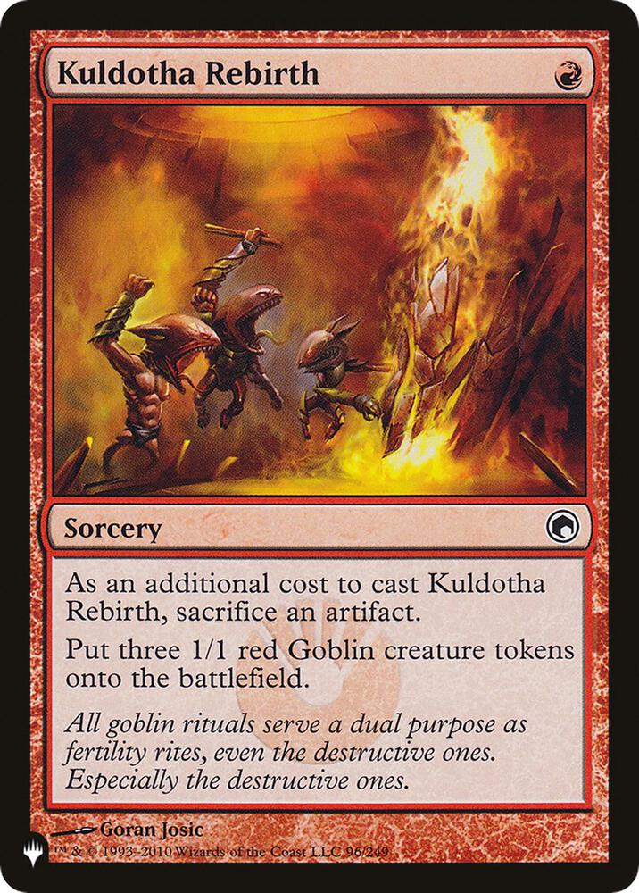Kuldotha Rebirth [The List]