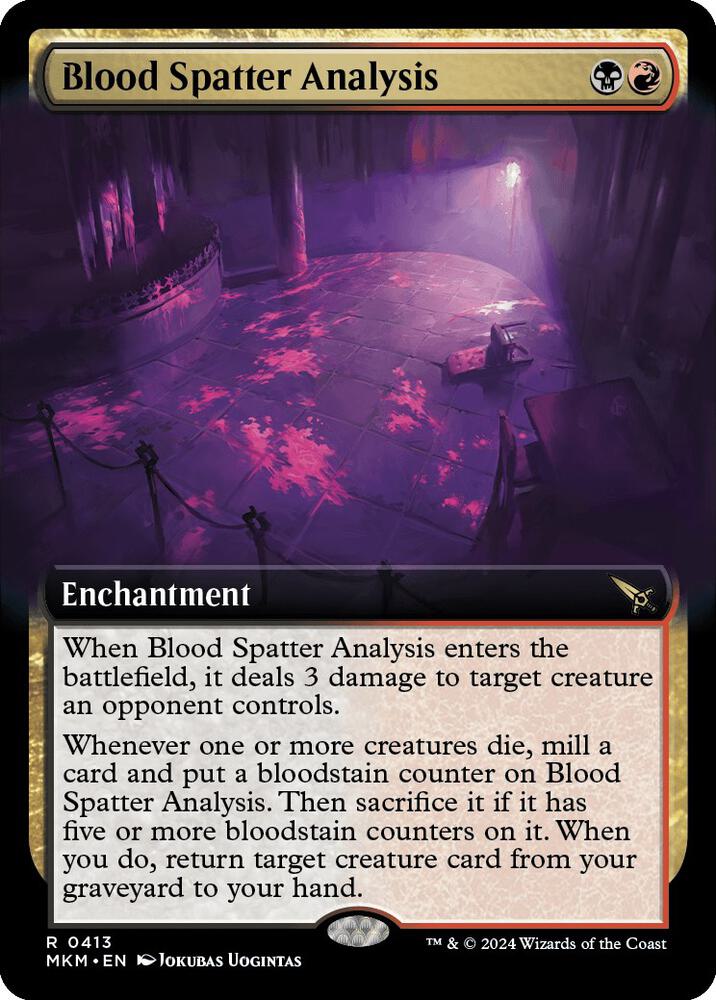 Blood Spatter Analysis (Extended Art) [Murders at Karlov Manor]