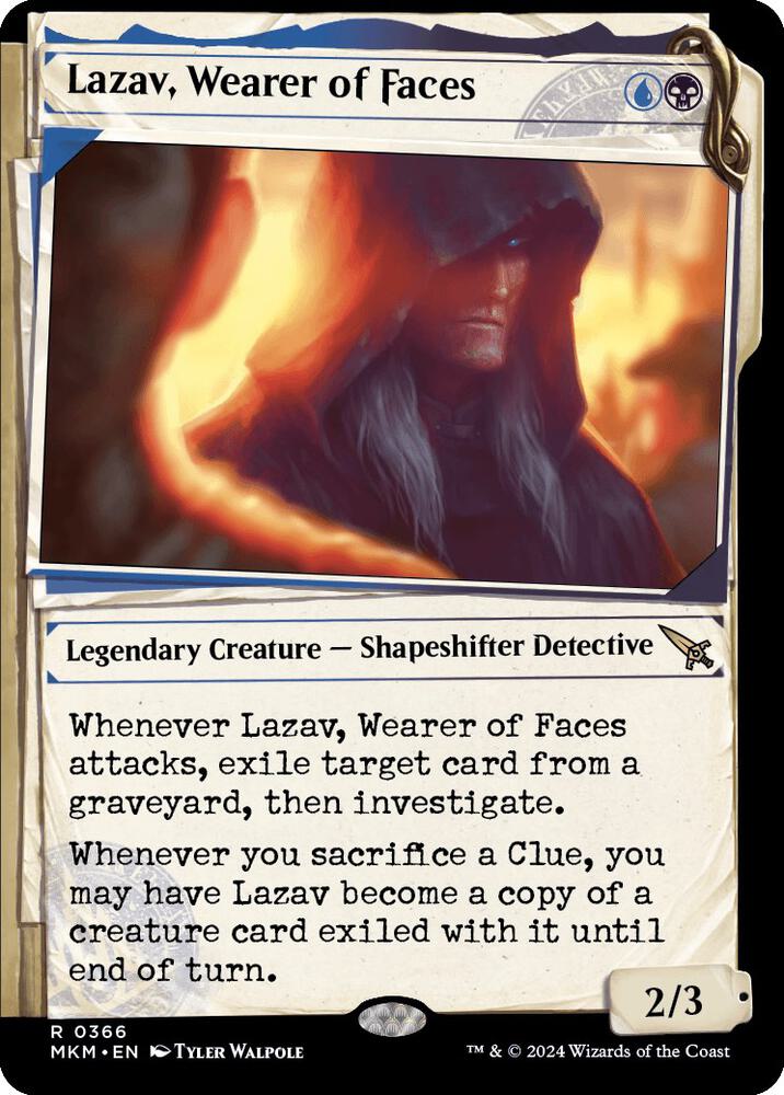 Lazav, Wearer of Faces (Showcase) (0366) [Murders at Karlov Manor]