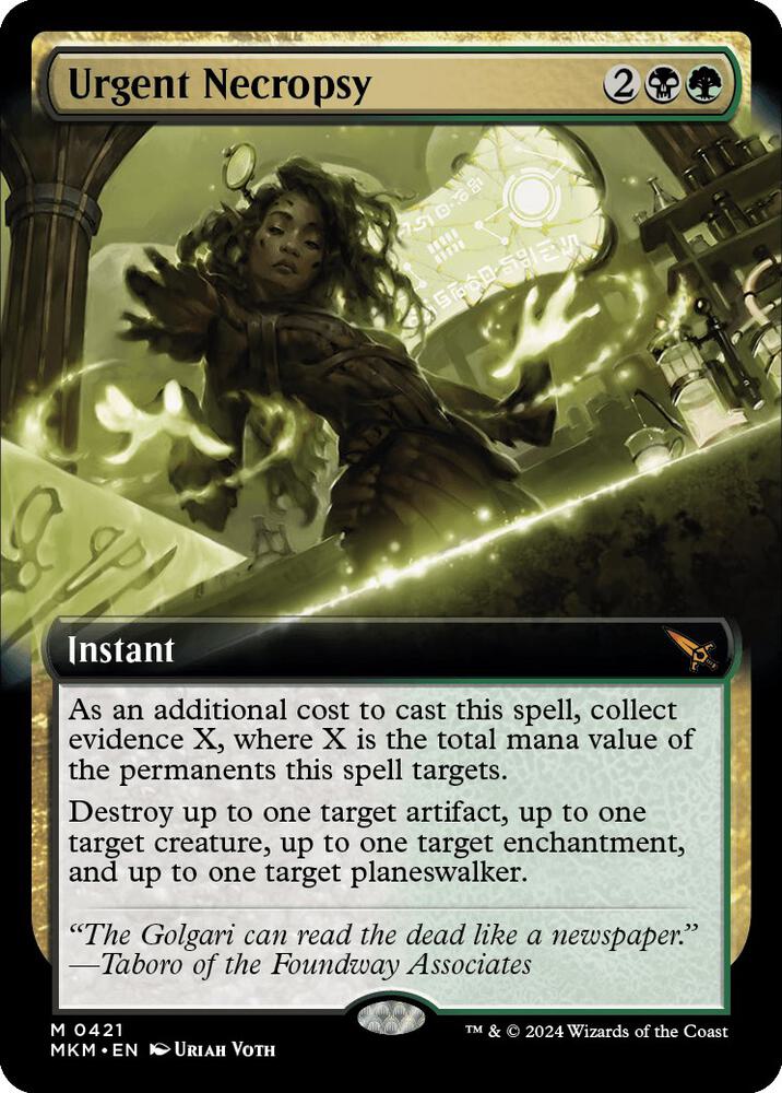 Urgent Necropsy (Extended Art) [Murders at Karlov Manor]