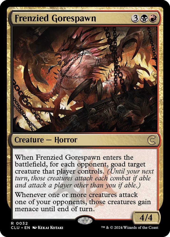 Frenzied Gorespawn [Ravnica: Clue Edition]