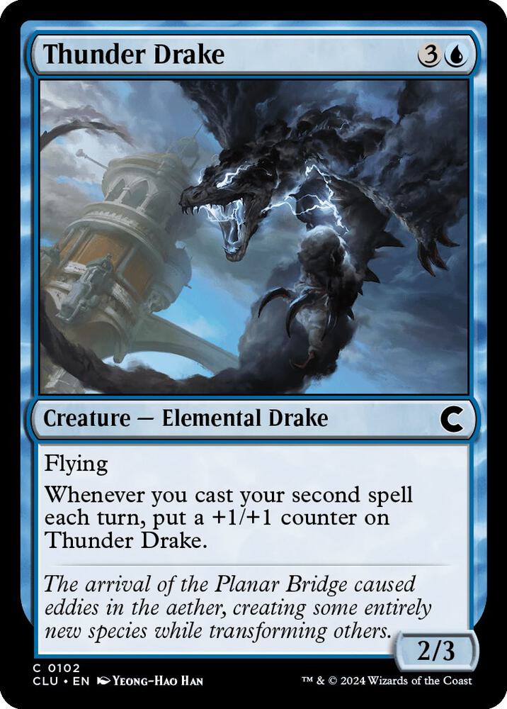 Thunder Drake [Ravnica: Clue Edition]