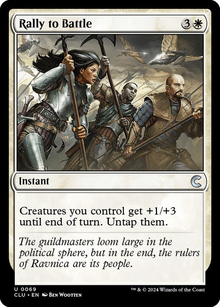Rally to Battle [Ravnica: Clue Edition]
