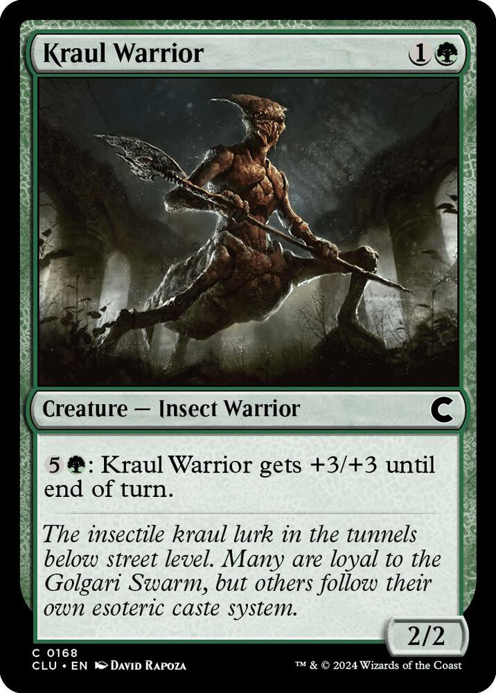 Kraul Warrior [Ravnica: Clue Edition]