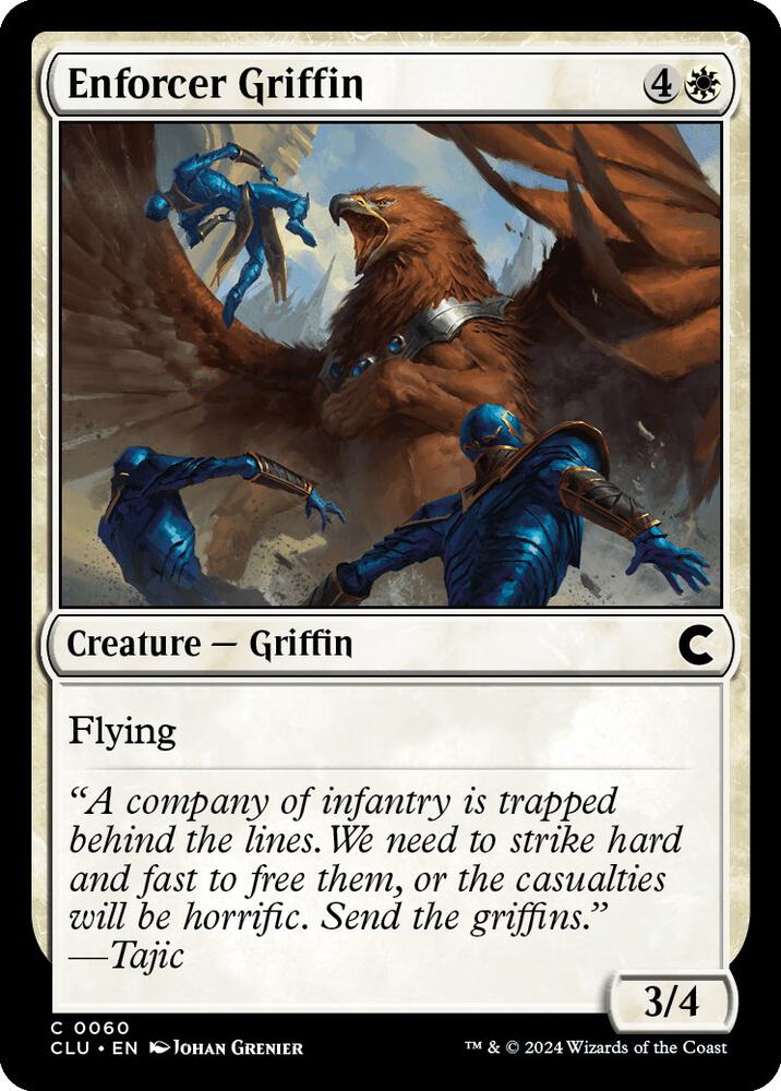 Enforcer Griffin [Ravnica: Clue Edition]