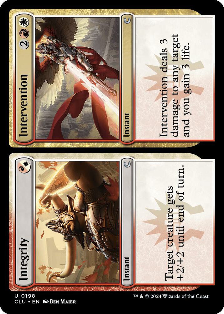 Integrity // Intervention [Ravnica: Clue Edition]