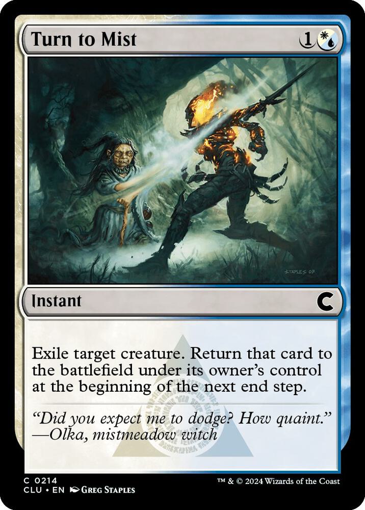 Turn to Mist [Ravnica: Clue Edition]