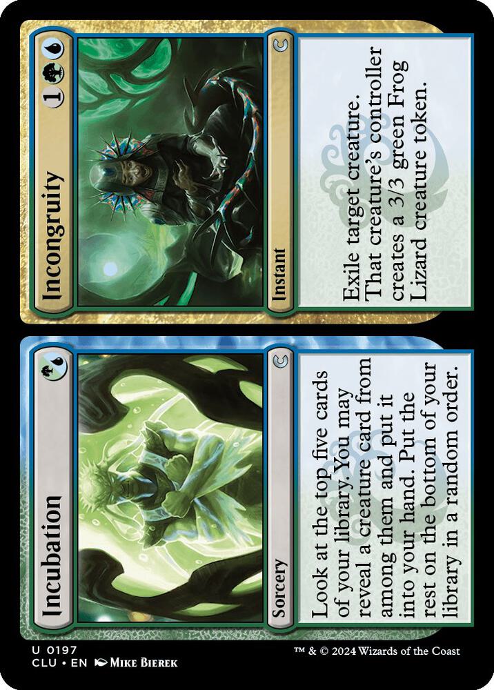 Incubation // Incongruity [Ravnica: Clue Edition]