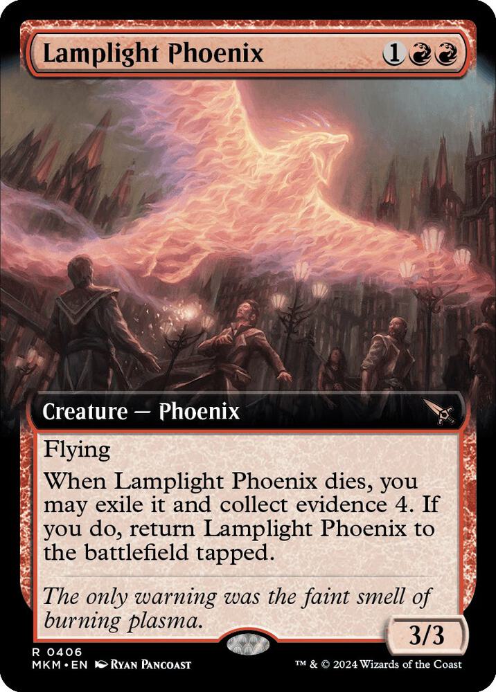 Lamplight Phoenix (Extended Art) [Murders at Karlov Manor]