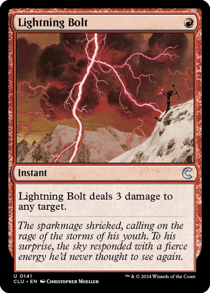 Lightning Bolt [Ravnica: Clue Edition]