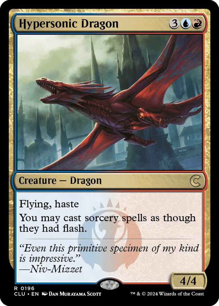 Hypersonic Dragon [Ravnica: Clue Edition]